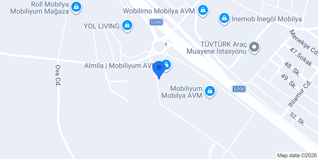 Raudi Mobilya konumu