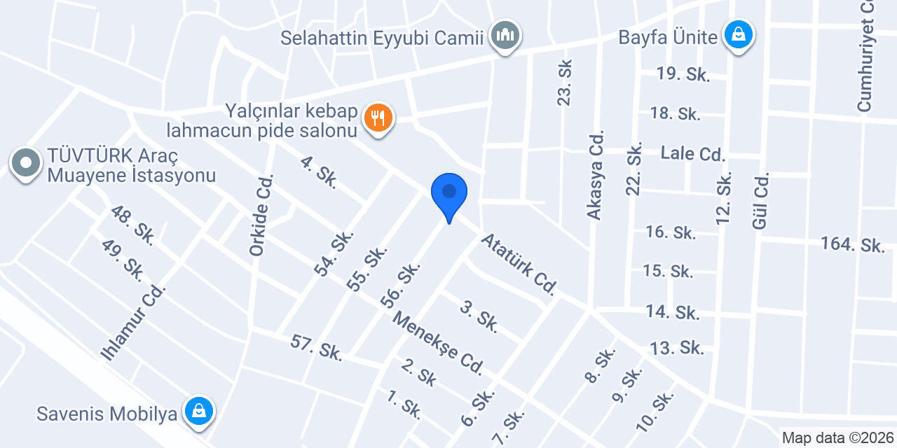 Hâdim 26. Şube konumu