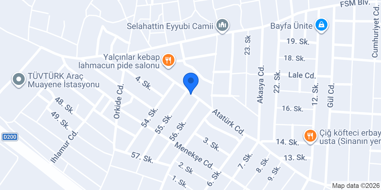 Abdülhamit Han Ortaokulu konumu