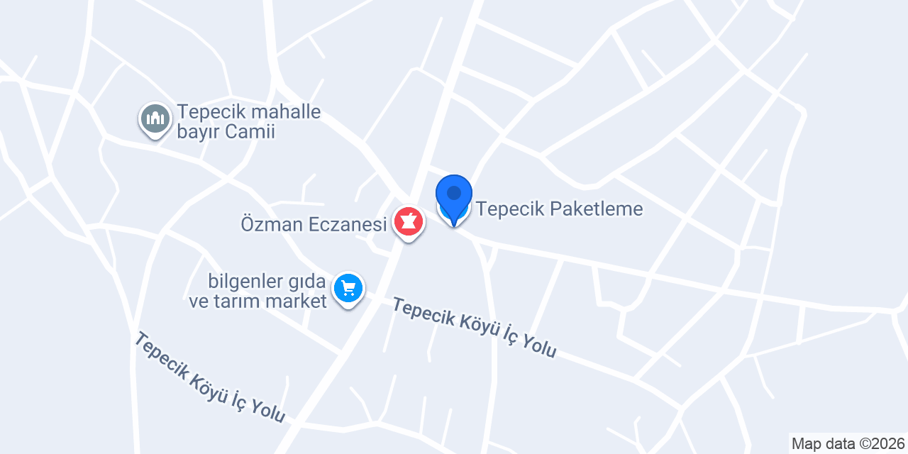 Tepecik Paketleme konumu