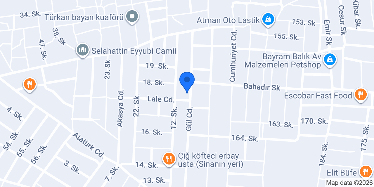 Bilici Döner konumu
