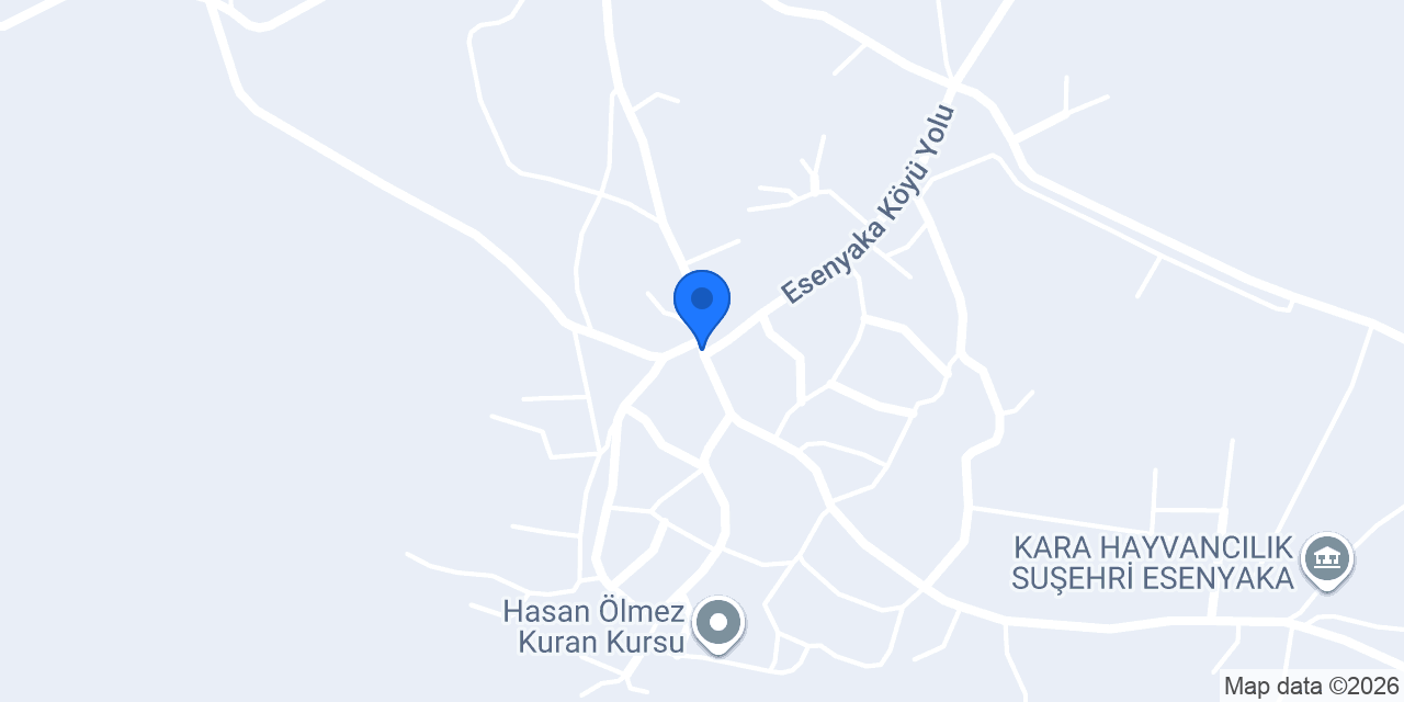 Esen Yaka Köyü Muhtarlığı konumu