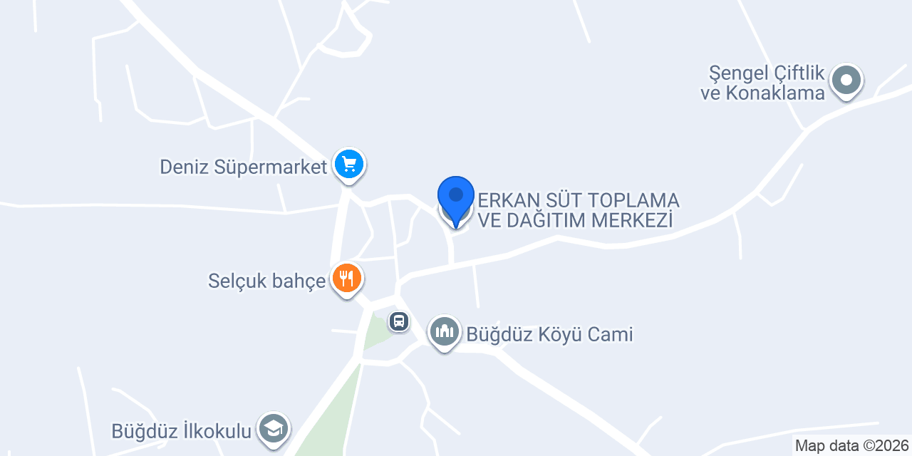 ERKAN SÜT TOPLAMA VE DAĞITIM MERKEZİ konumu