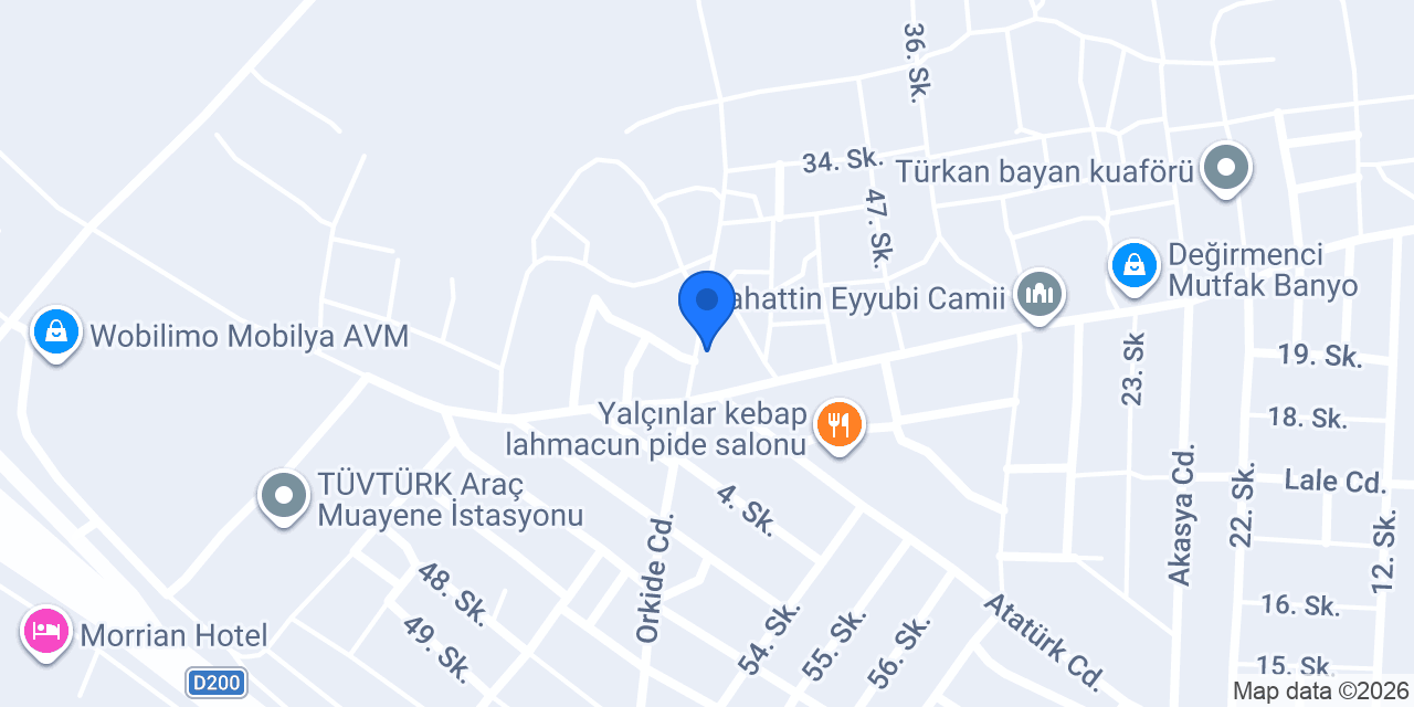 Nur İkizler Lokanta konumu