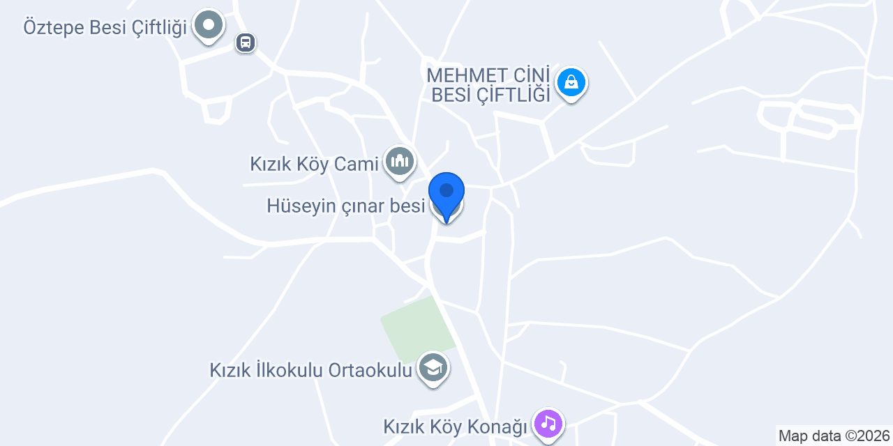 Hüseyin çınar besi konumu