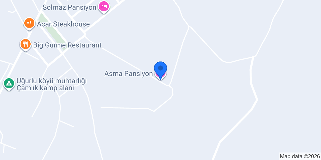 Asma Pansiyon konumu