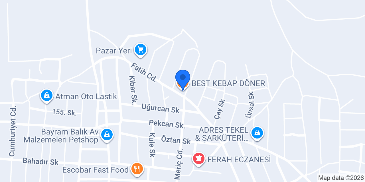 BEST KEBAP DÖNER konumu