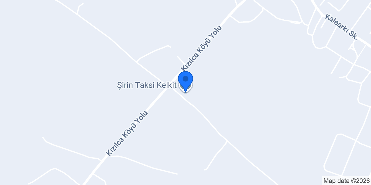 Şirin Taksi Kelkit konumu