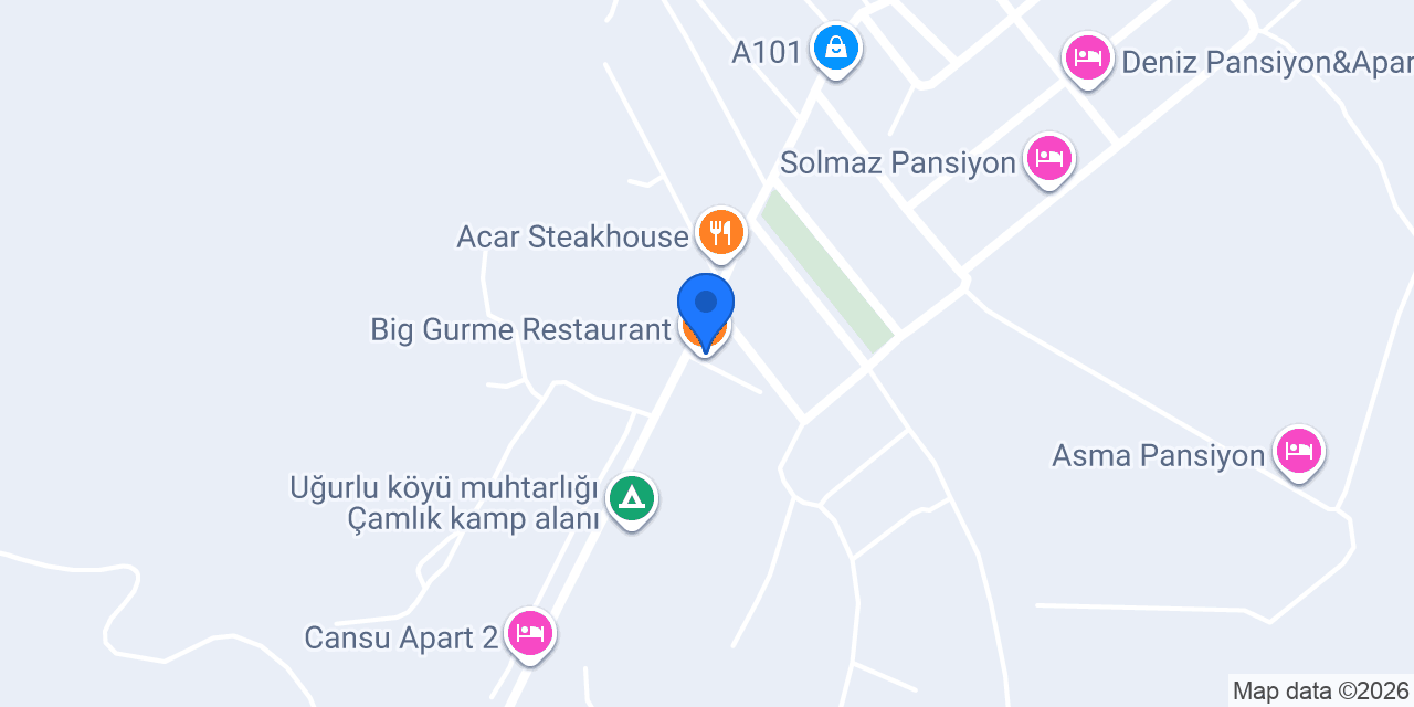 Big Gurme Restaurant konumu