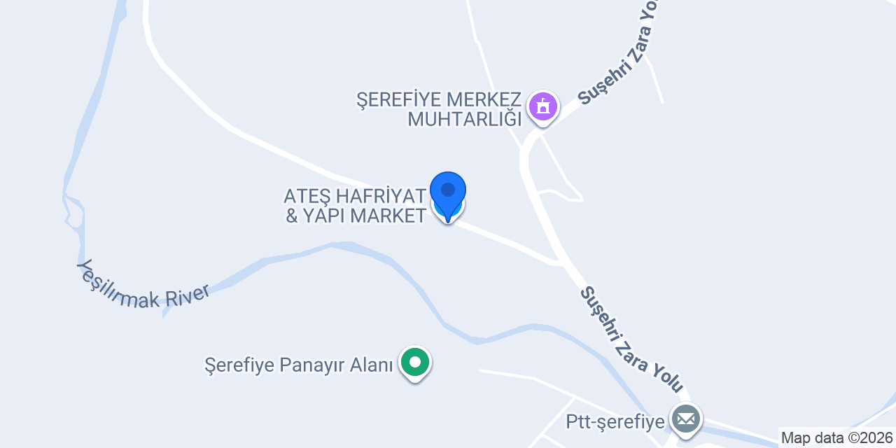 ATEŞ HAFRİYAT & YAPI MARKET konumu