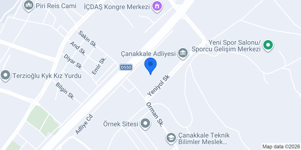 Arriva Proje konumu