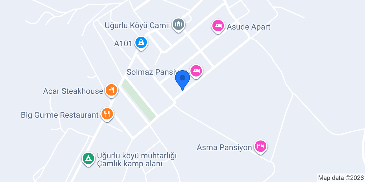 Çelik Pansiyon konumu
