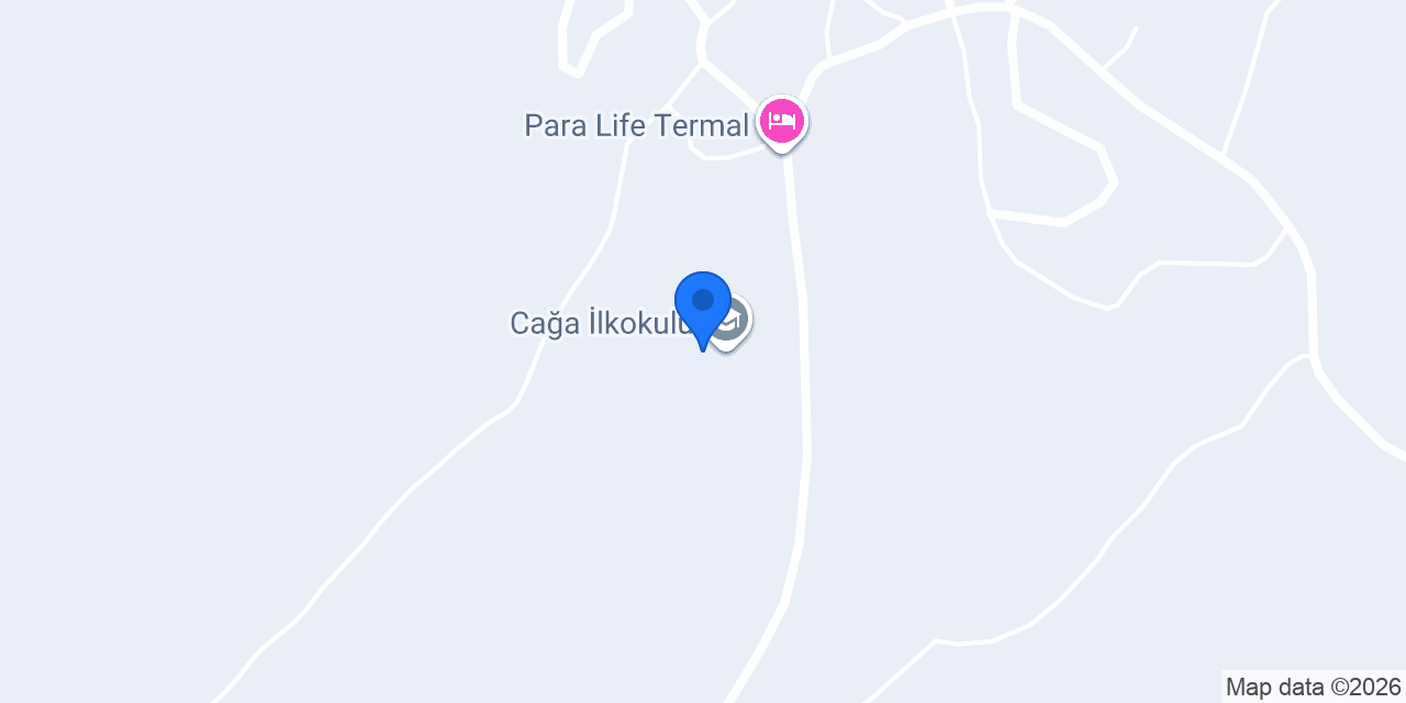Cağa İlkokulu konumu