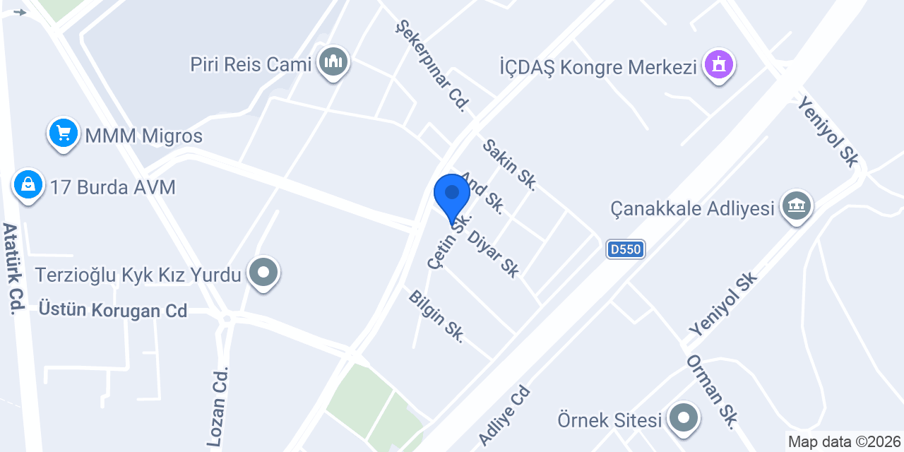 Gül Tuhafiye konumu