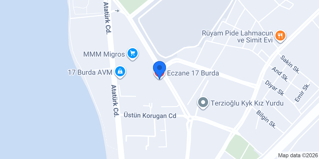 Eczane 17 Burda konumu