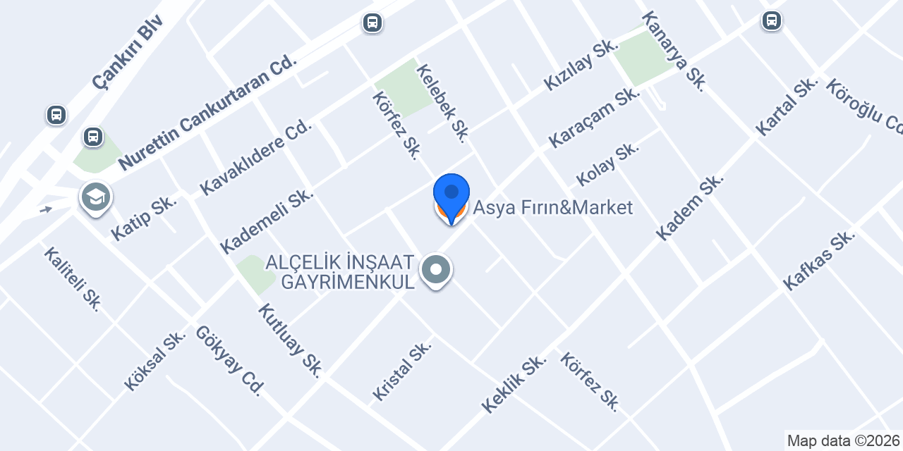 Asya Fırın&Market konumu