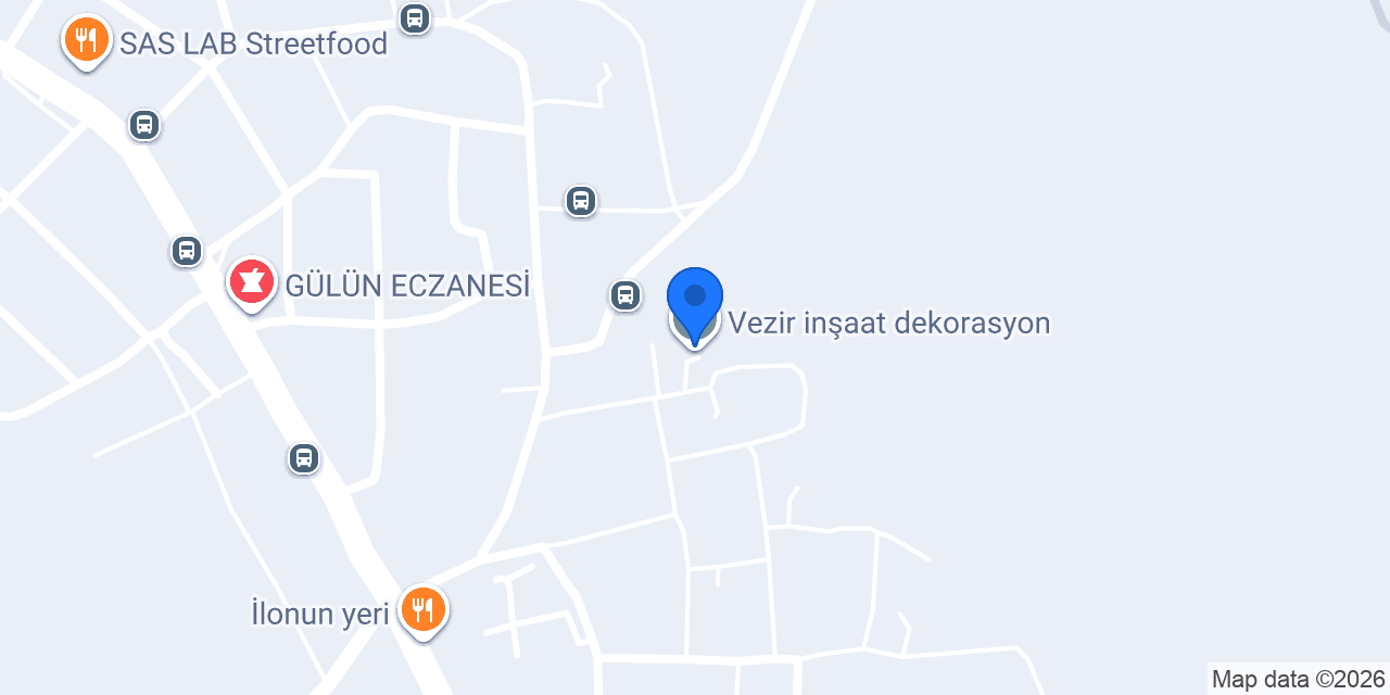Vezir inşaat dekorasyon konumu
