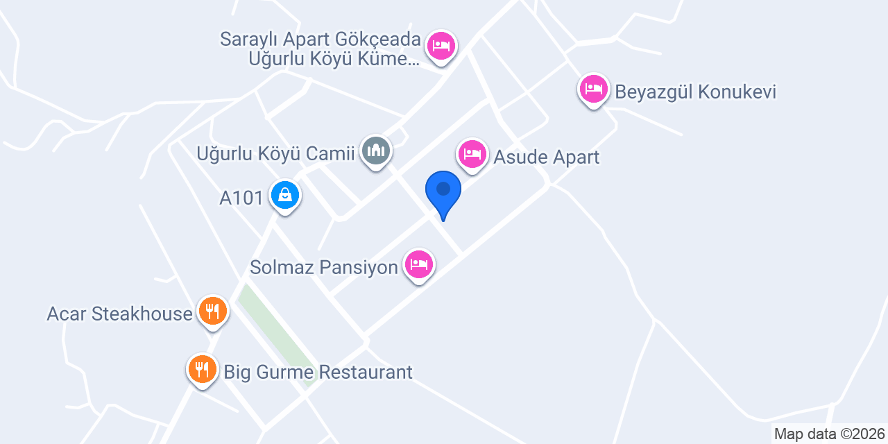 Deniz Pansiyon&Apart konumu