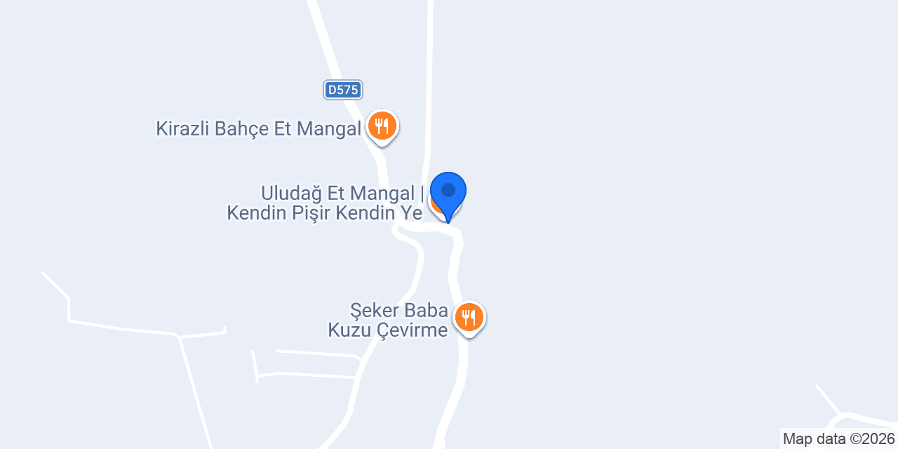 Uludağ Pizza konumu