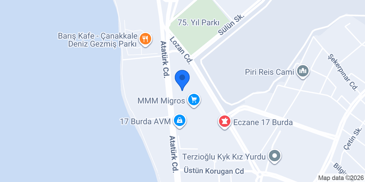 Demlik Cafe konumu