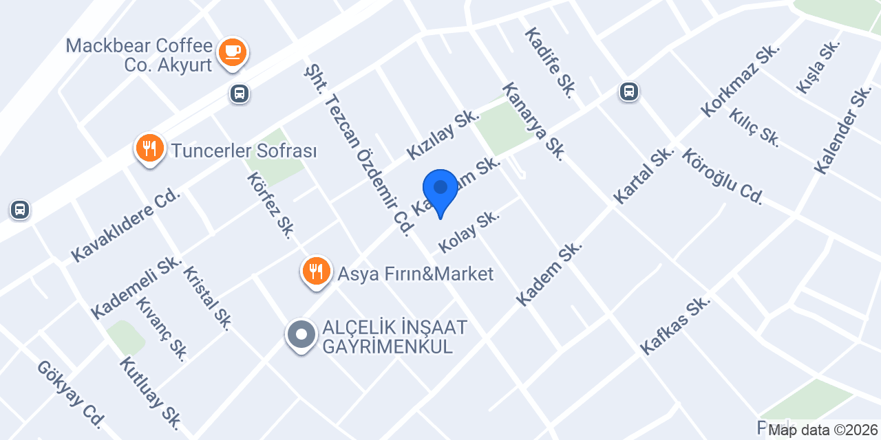 Akyurt kaynakçı konumu