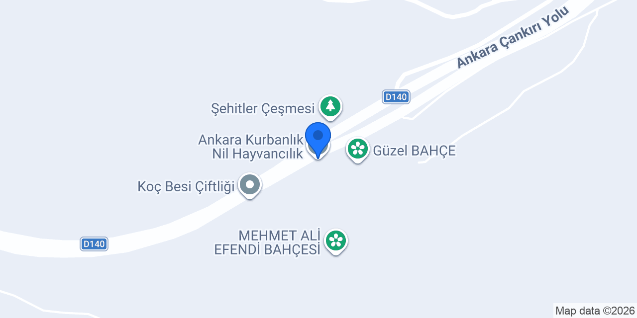 Ankara Kurbanlık Nil Hayvancılık konumu