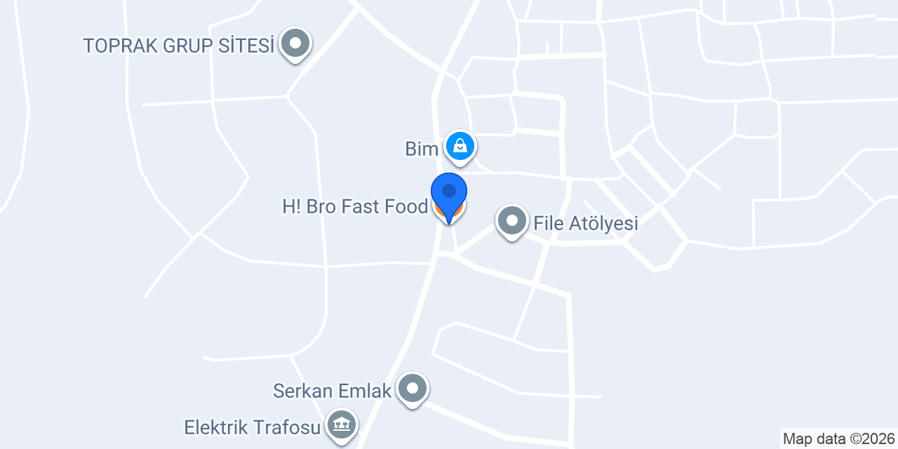 H! Bro Fast Food konumu