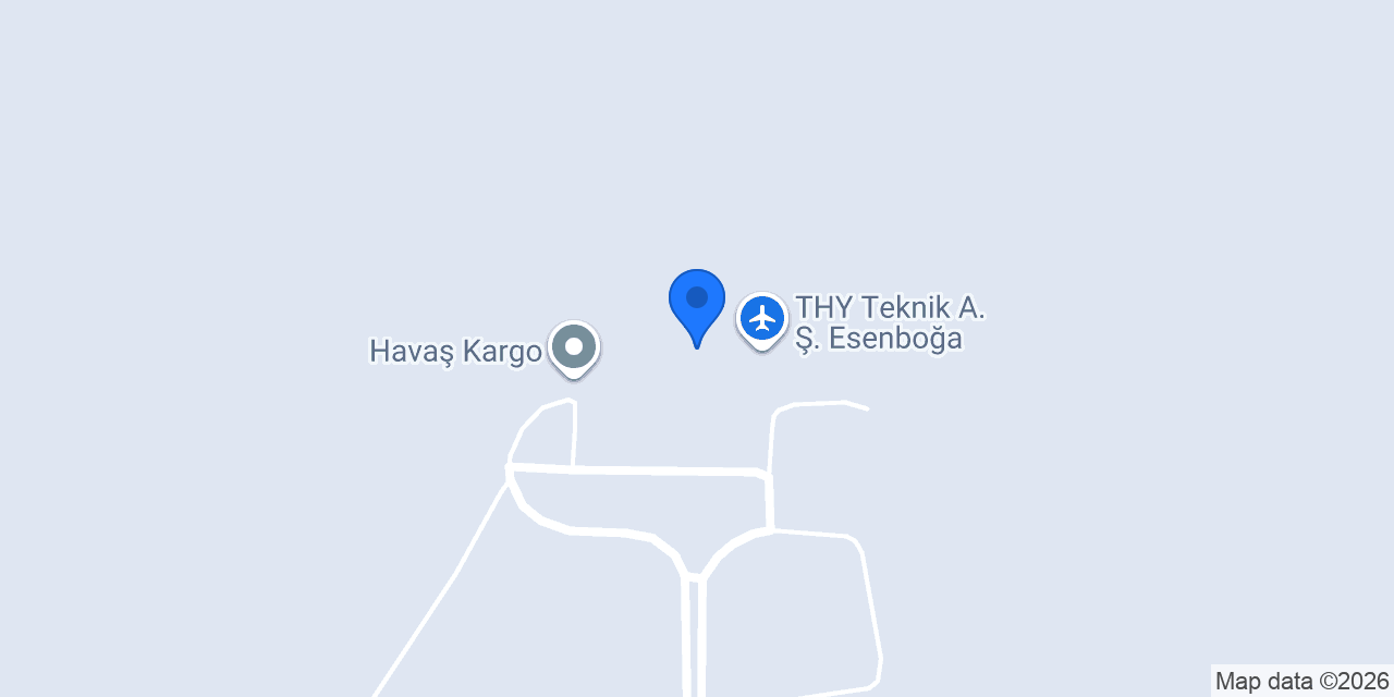 THY Teknik A.Ş. Esenboğa konumu