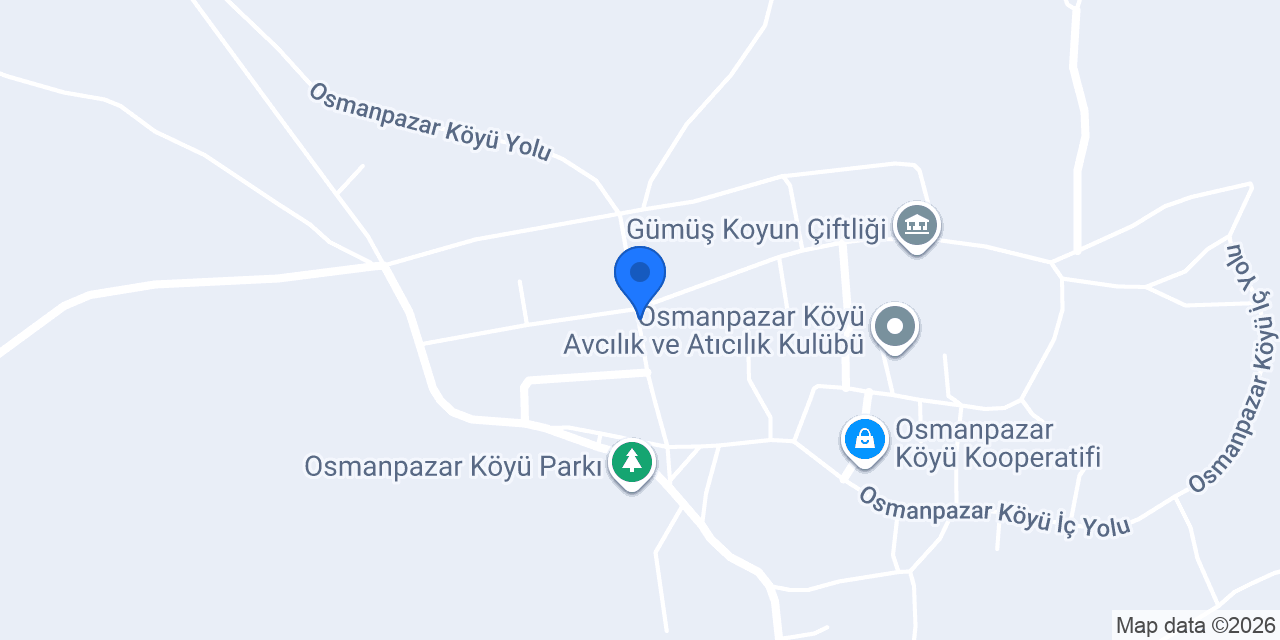 Osmanpazar Köyü Muhtarlığı konumu