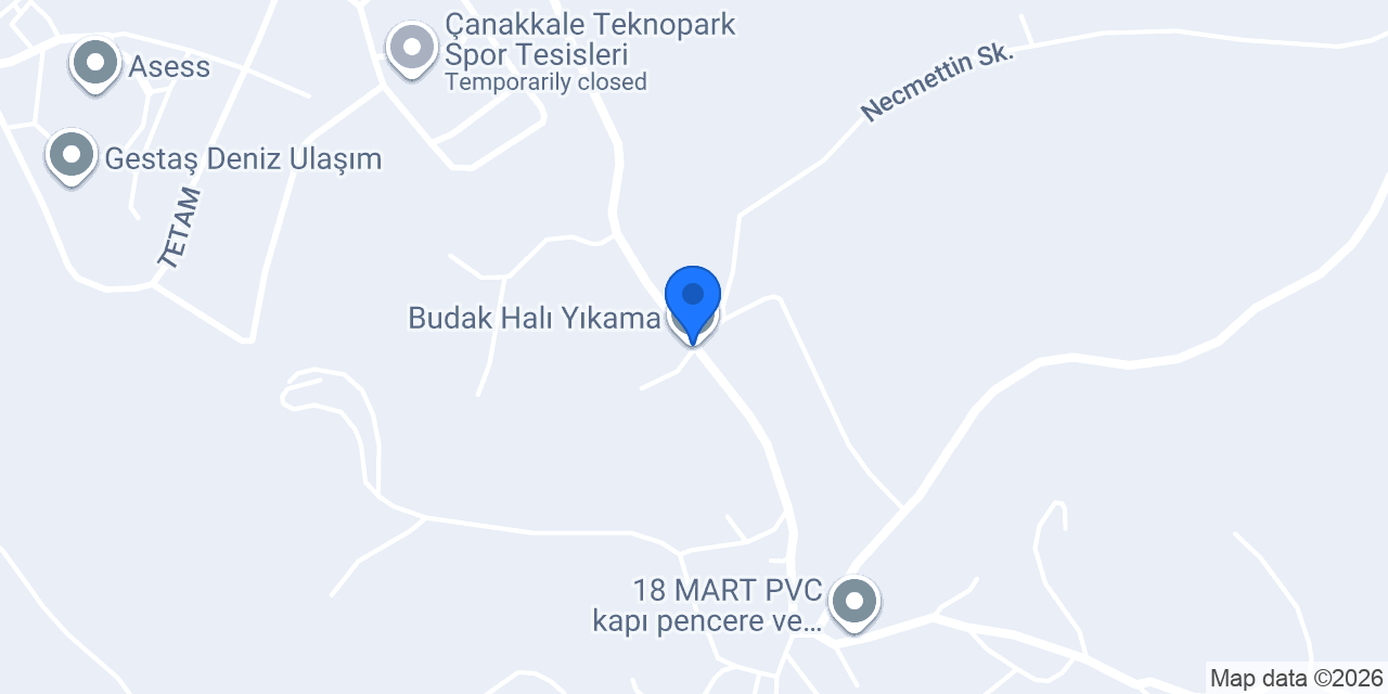 Budak Halı Yıkama konumu