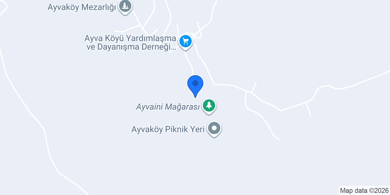 Ayvaini Mağarası 2 konumu