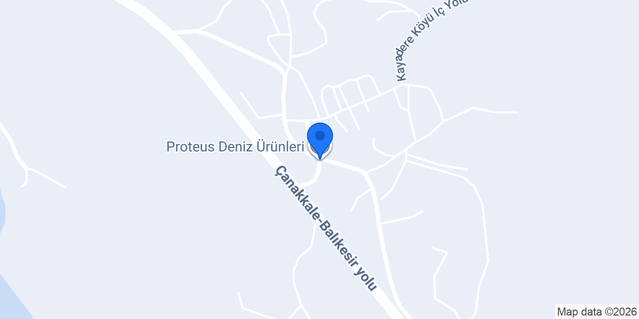 Proteus Deniz Ürünleri konumu
