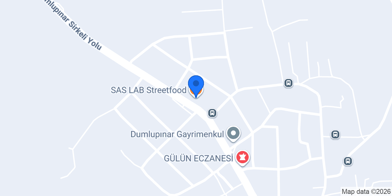 SAS LAB Streetfood konumu