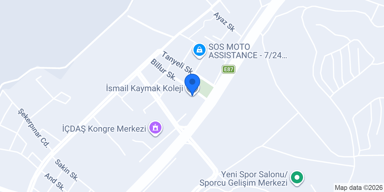 İsmail Kaymak Koleji konumu