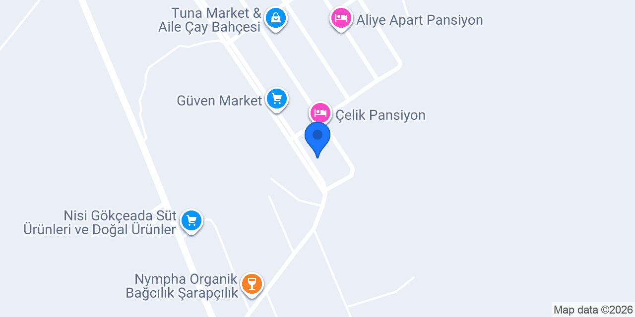 Mutluada Pansiyon konumu