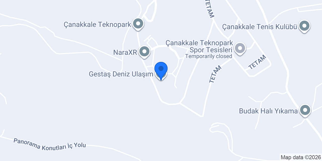 Gestaş Deniz Ulaşım konumu