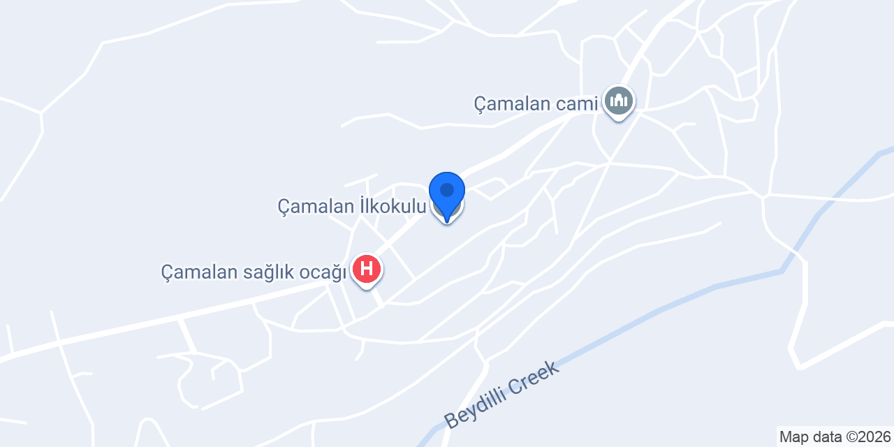 Çamalan İlkokulu konumu