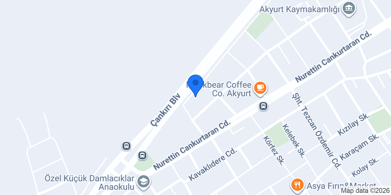 Akçakaya Sigorta Ankara Şubesi konumu