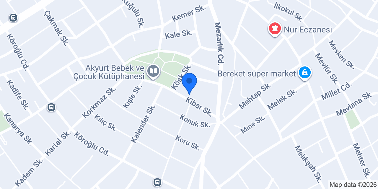 Akyurt Talebe Yurdu konumu