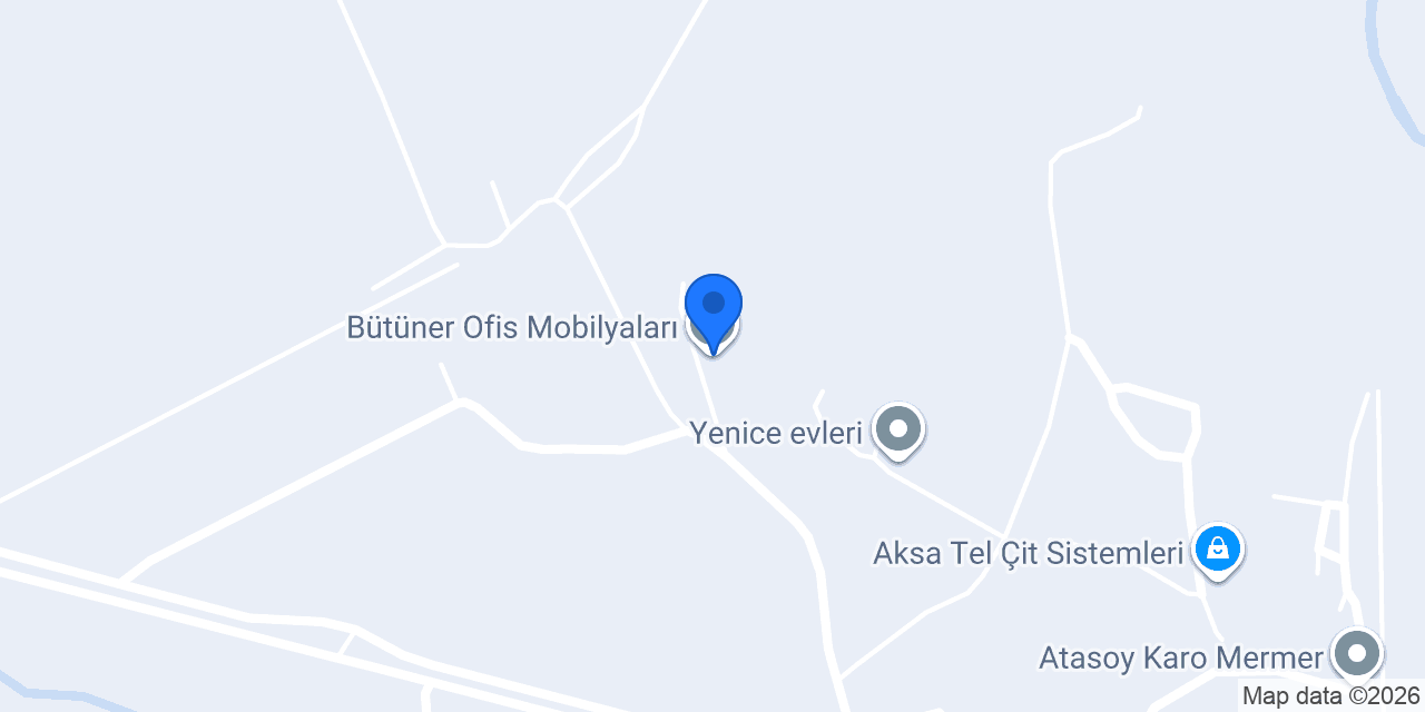 Bütüner Ofis Mobilyaları konumu
