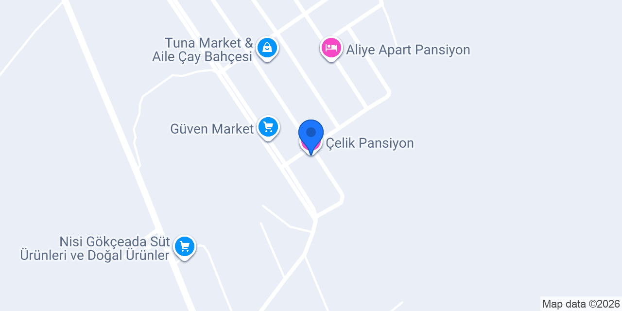 Çelik Pansiyon konumu