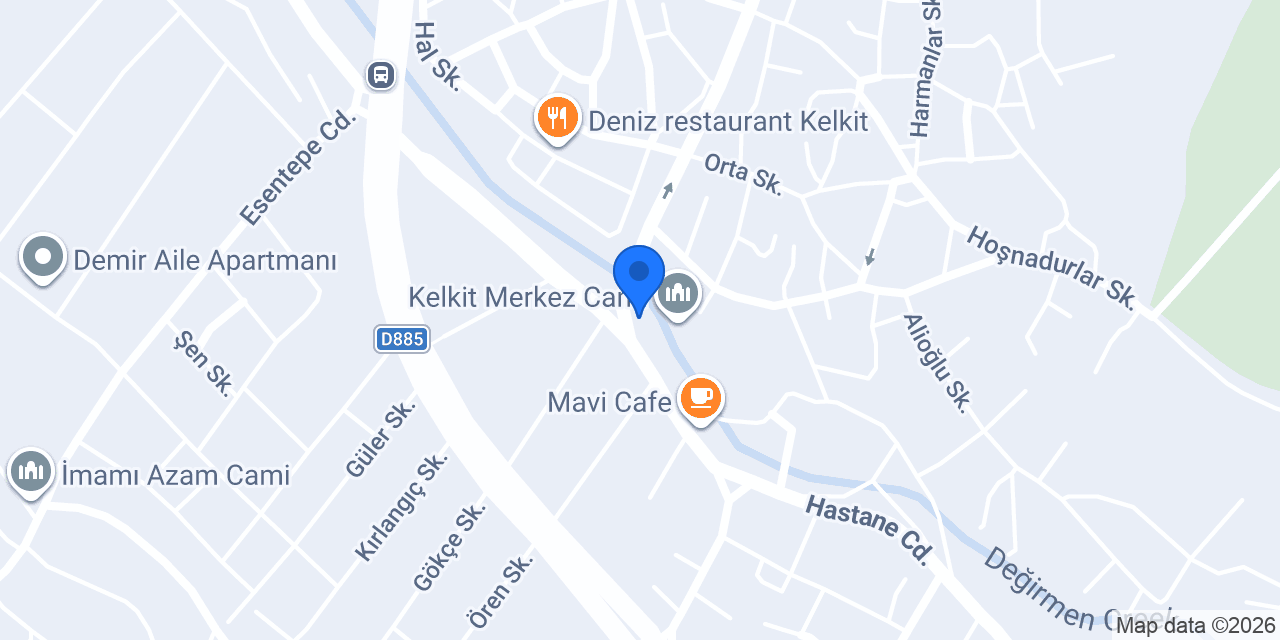 Halkbank Kelkit Şubesi konumu