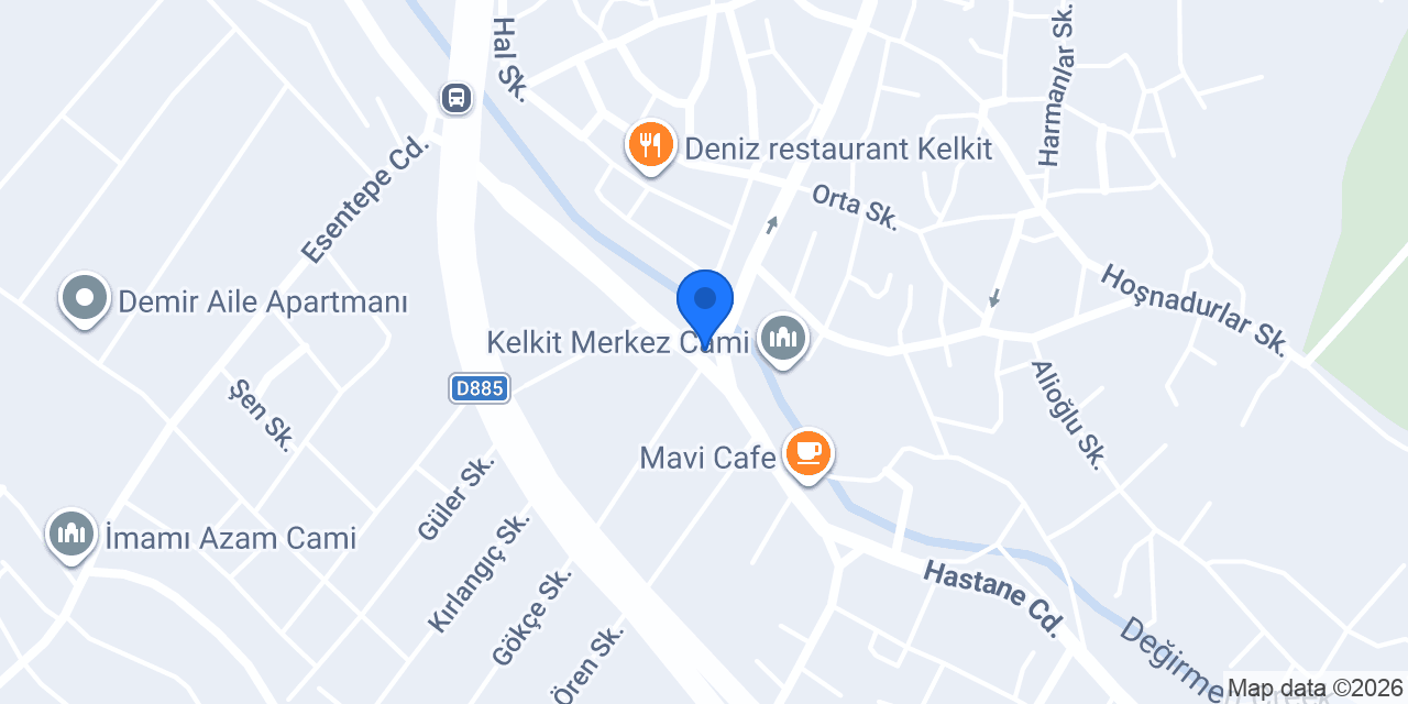 Demir Unlu Mamülleri konumu
