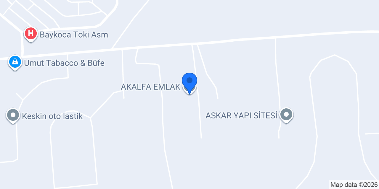 AKALFA EMLAK konumu