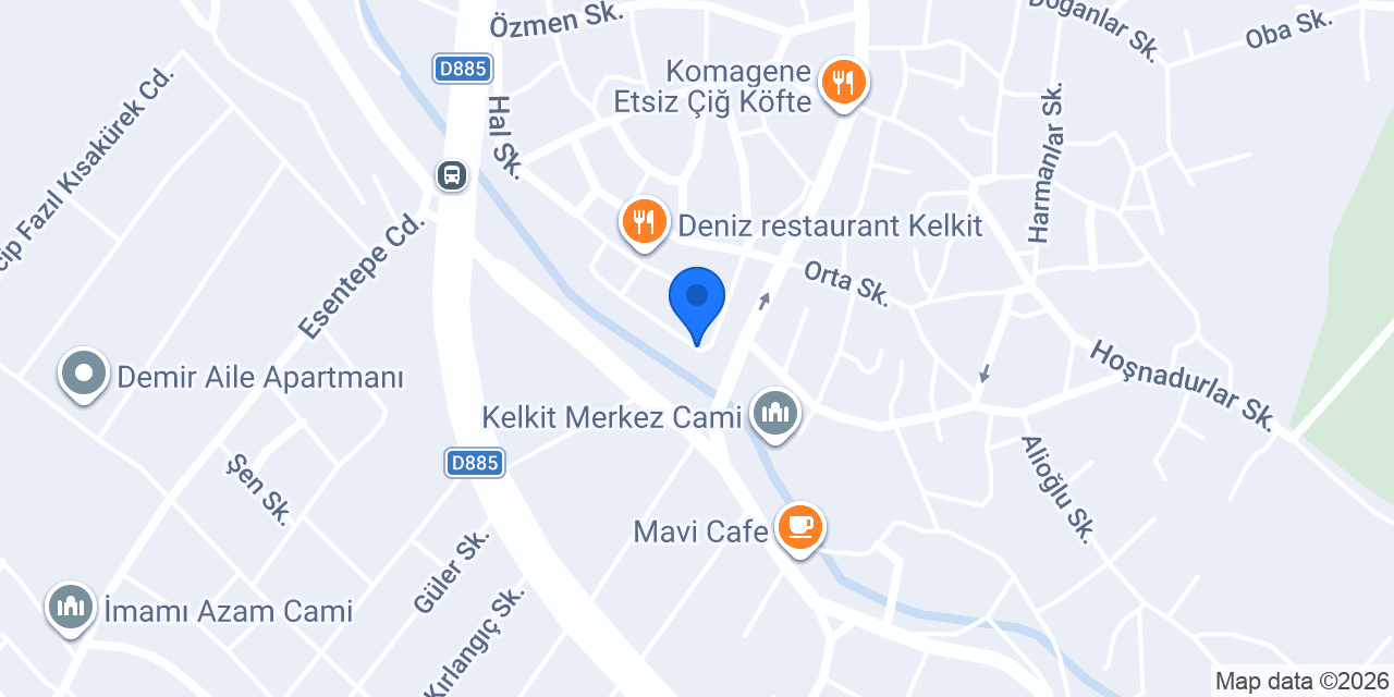 Yegin Mimarlık konumu