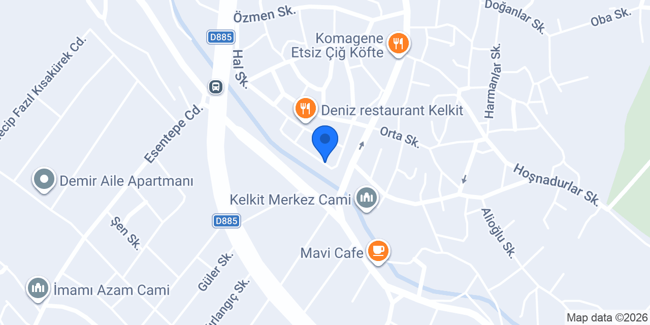 Kelkit Nergiz Çiçekcilik konumu