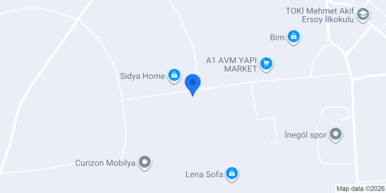 Elşah Mobilya konumu