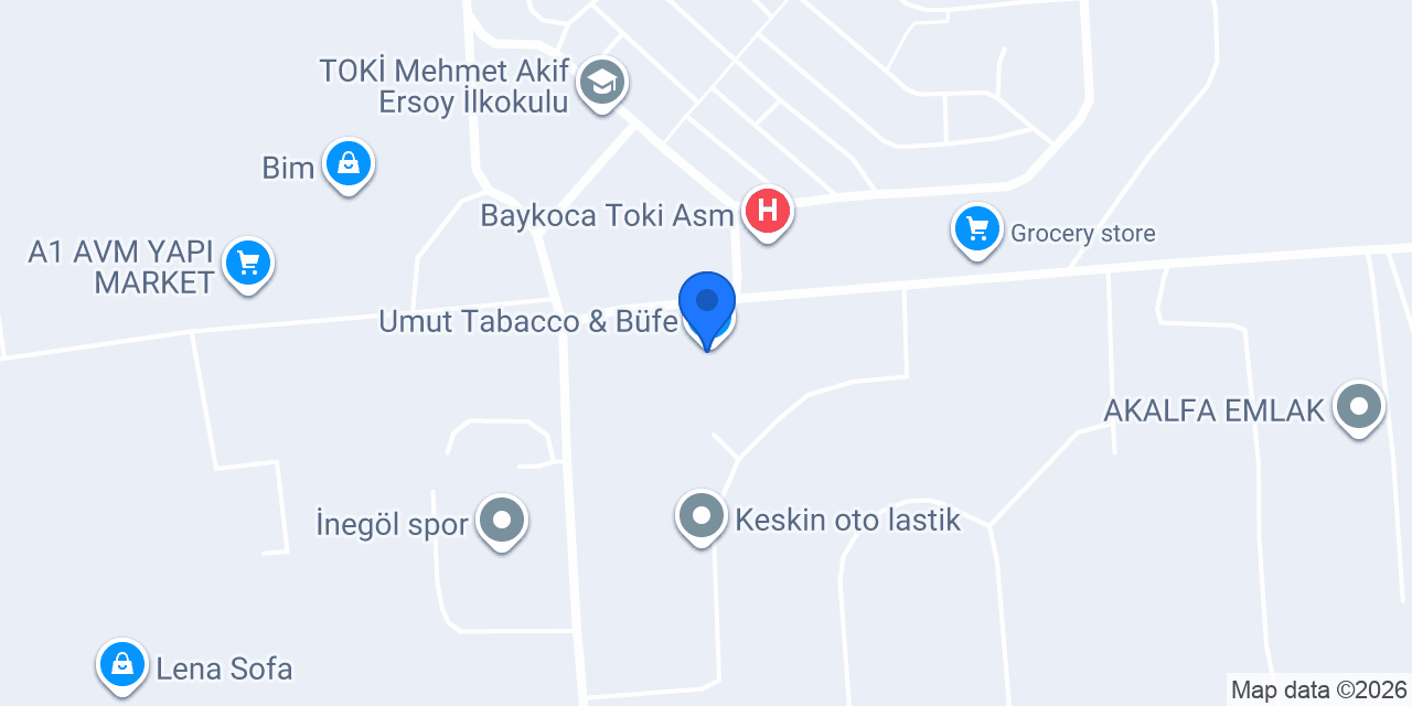 Umut Tabacco & Büfe konumu