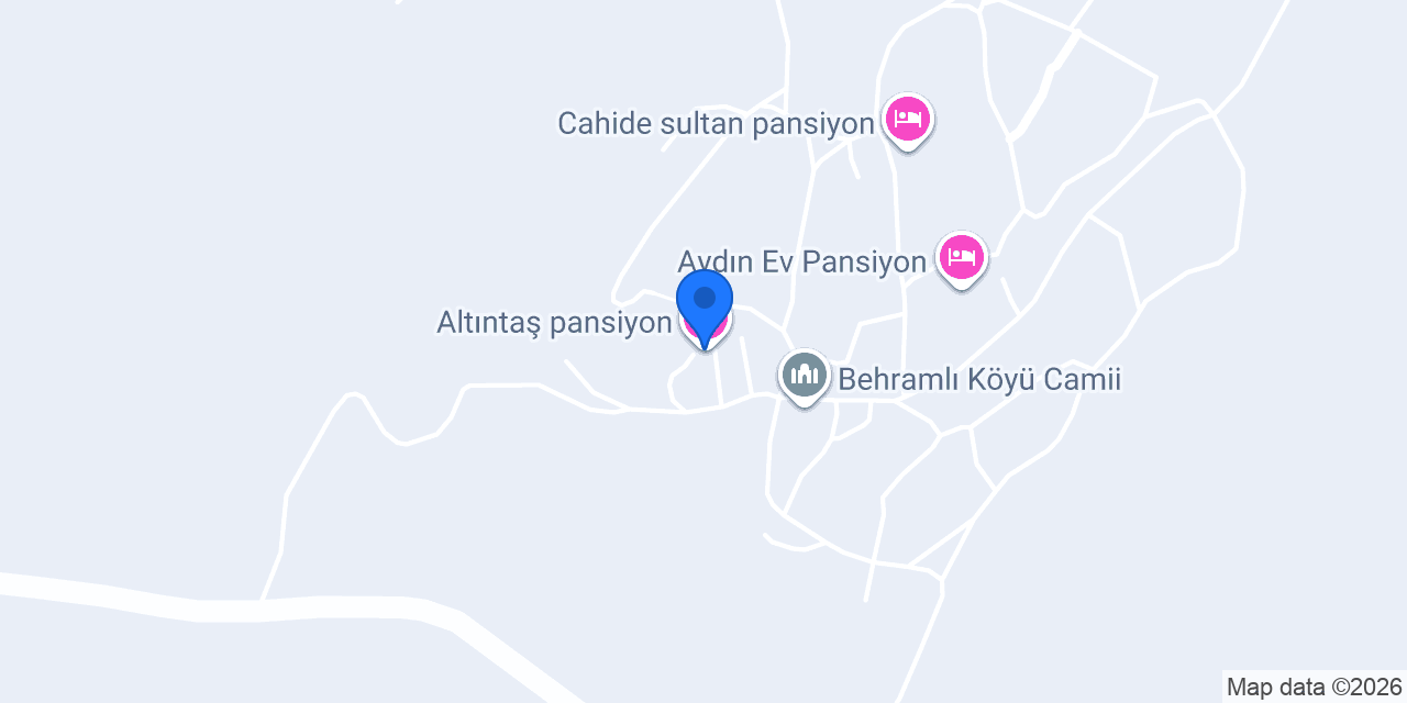Altıntaş pansiyon konumu