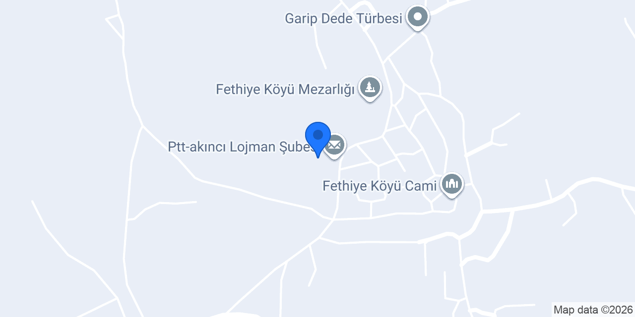 Ptt-akıncı Lojman Şubesi konumu